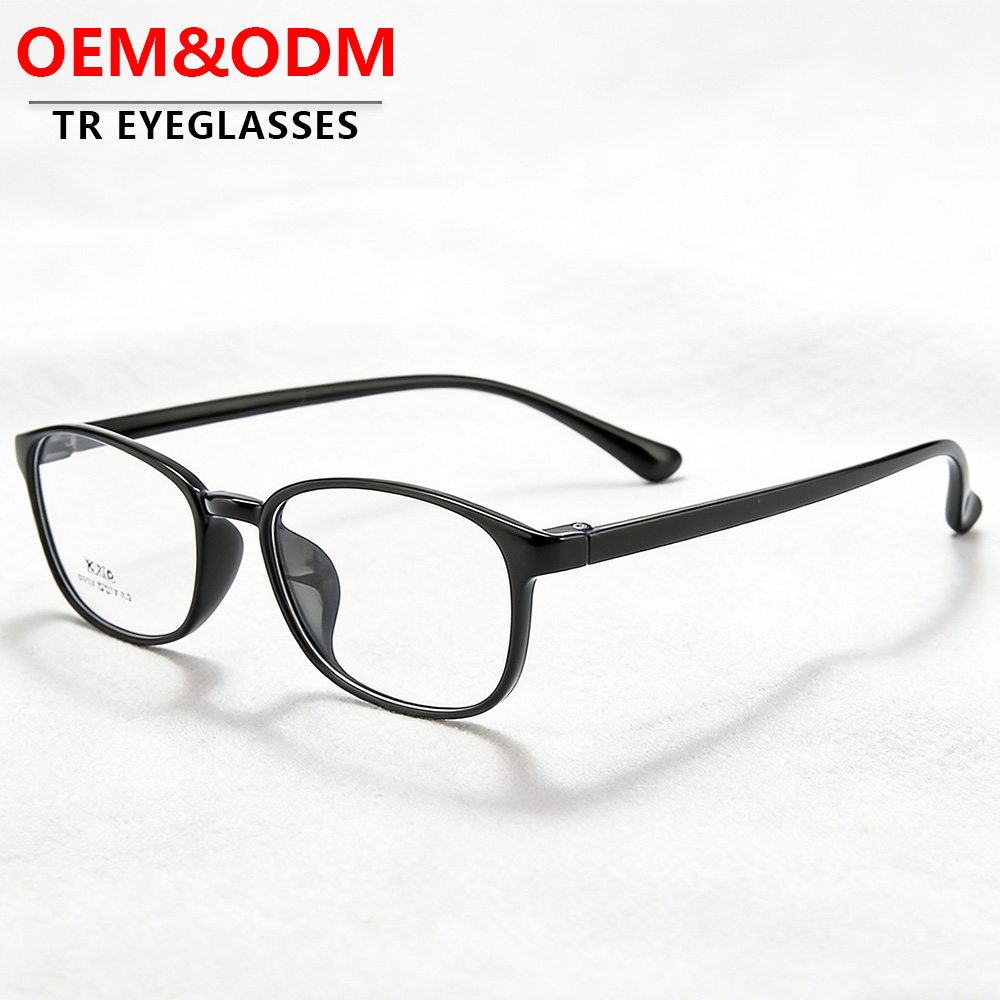 OEM ODM Service for TR Material Eyeglass Frames Producing Optical Glasses and Eyewear Simple Design Unisex Comfort Custom