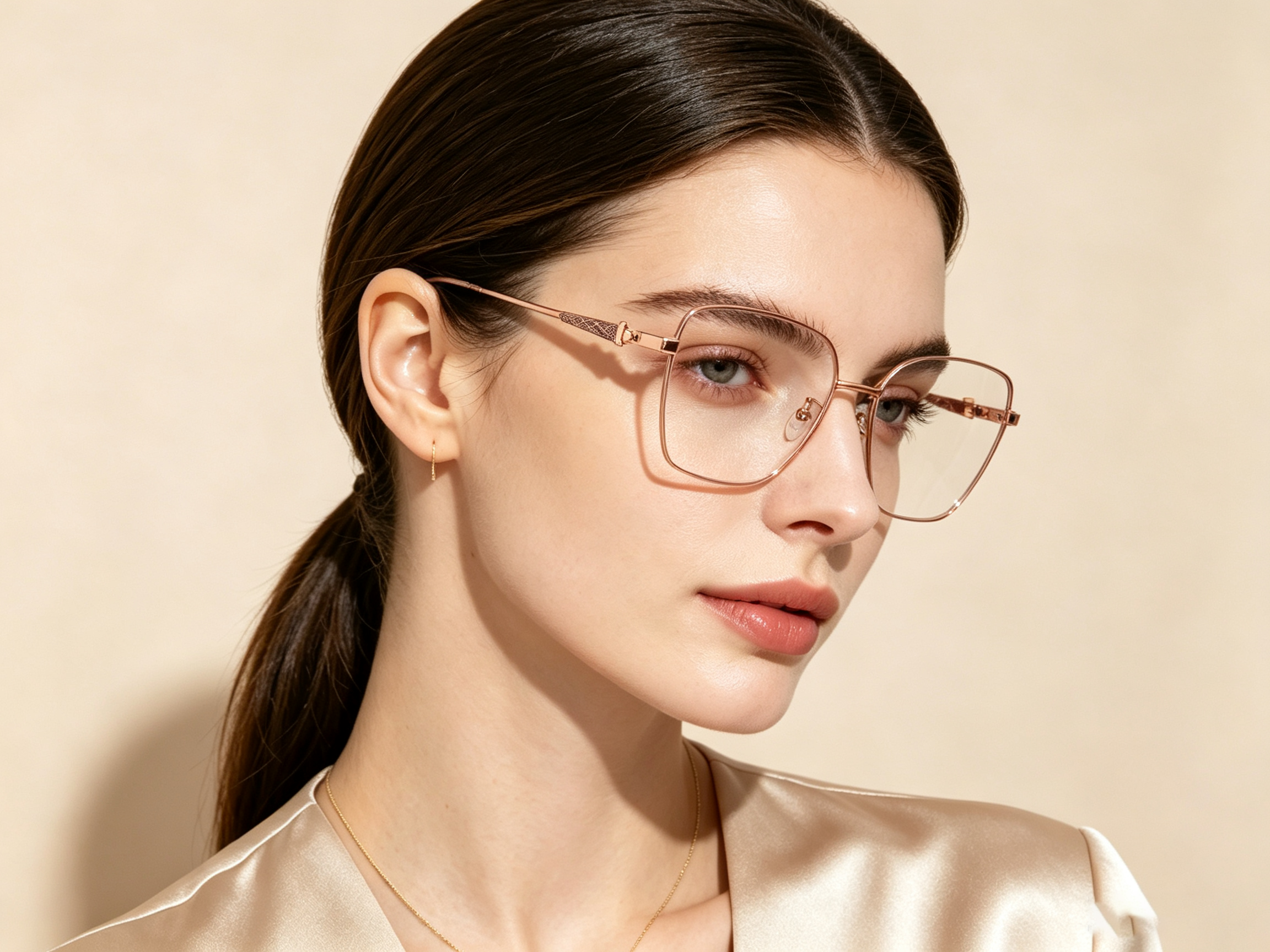 Customization Handcrafted Metal Optical Glasses With Acetate Optical Glasses High-end Eyeglasses Frames For Daily Wear OEM/ODM