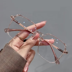2025 Custom Logo Tr90 Glasses Anti Blue Light Computer Glasses Eyeglasses Frames Wholesale Manufacturer Square Optical Glass