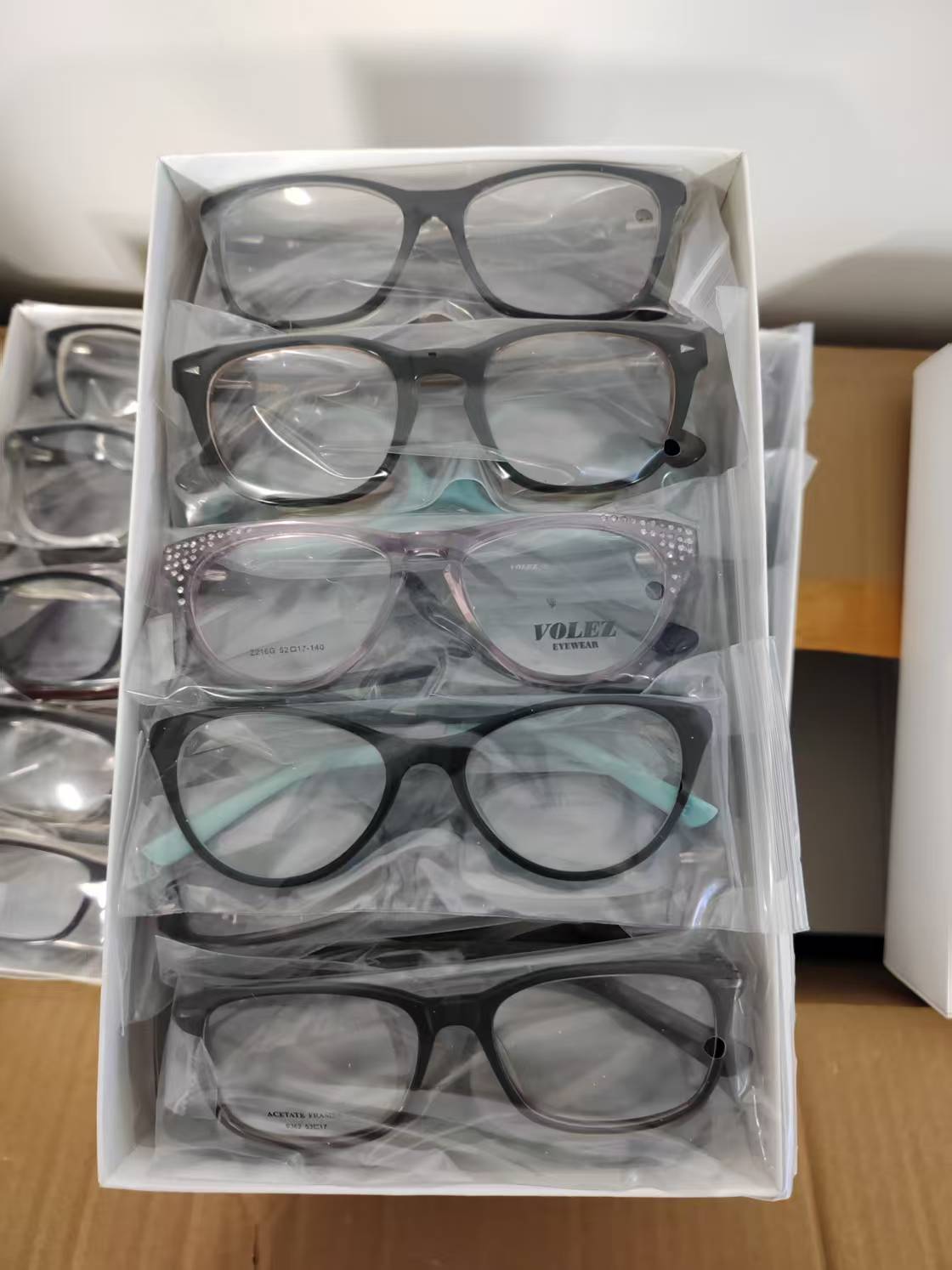 Acetate Solid Unisex Optical Glasses Frame Factory Direct OEM ODM | Clearance Stock Eyewear Low MOQ | Monture Optique En