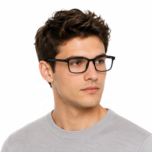Square Anti Blue Light Glasses Frames Global Recycled Standard Certified Suitable for Long Time Screen Use and Daily Wear