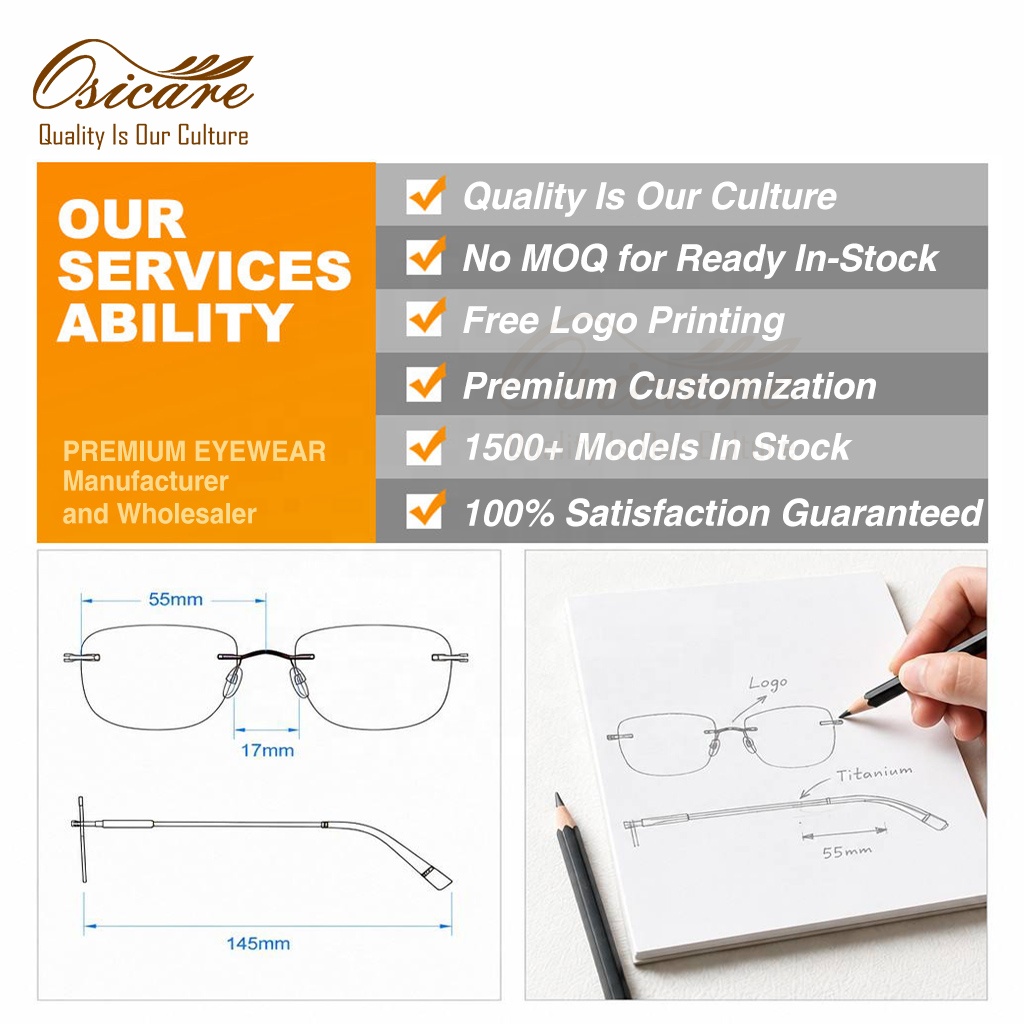 Osicare High Quality Brand Boy Custom Myopia Girl Round Optical Eyewear Titanium Kids Eyeglasses Glasses Frames for Children