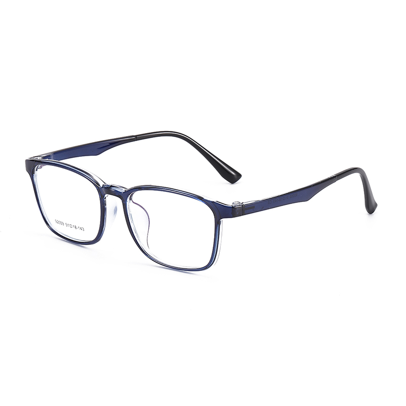 Customizable TR90 Spectacle Frames Simple Formal Design with Light Finish Fine Craftsmanship Clearance Classic Style