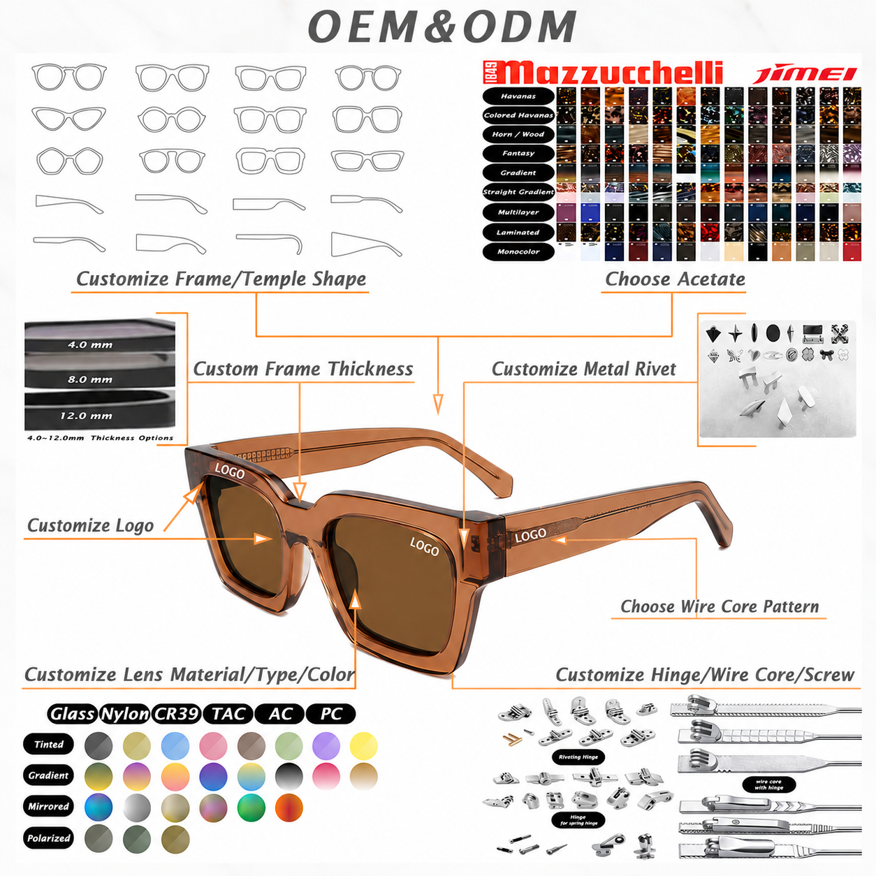 Customization Capabilities Eyewear Manufacturing