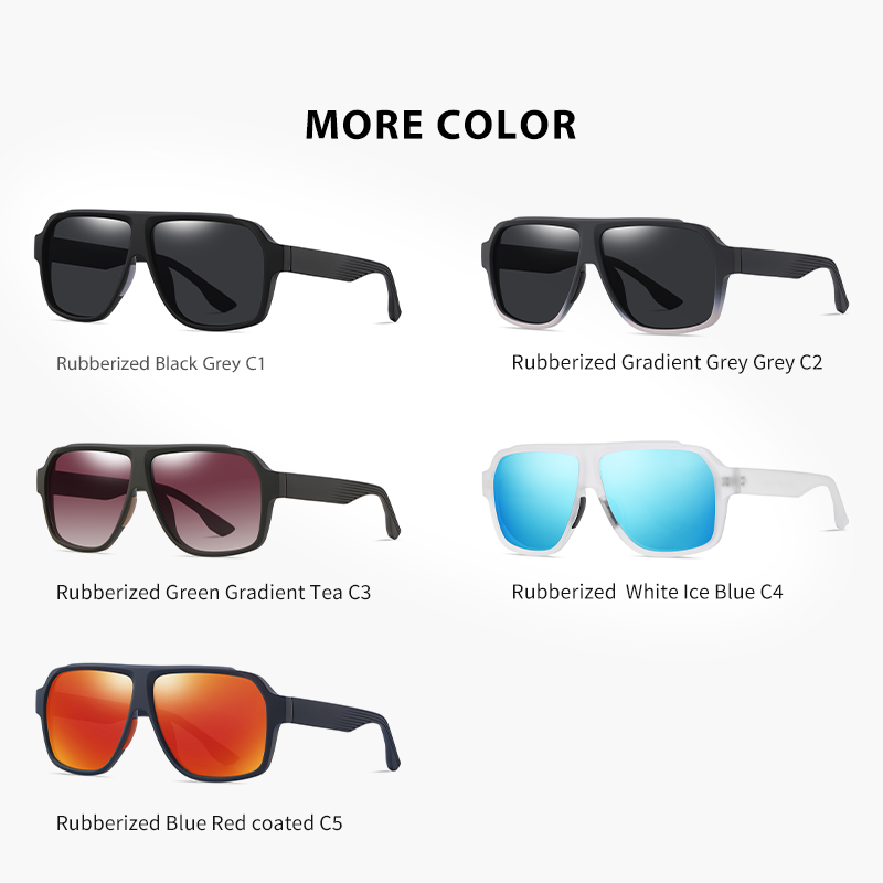 2024 Trendy Polarized Sunglass Fashion Newest Unisex Shades Custom LOGO Men Women Sun Glasses Polarized Sunglasses