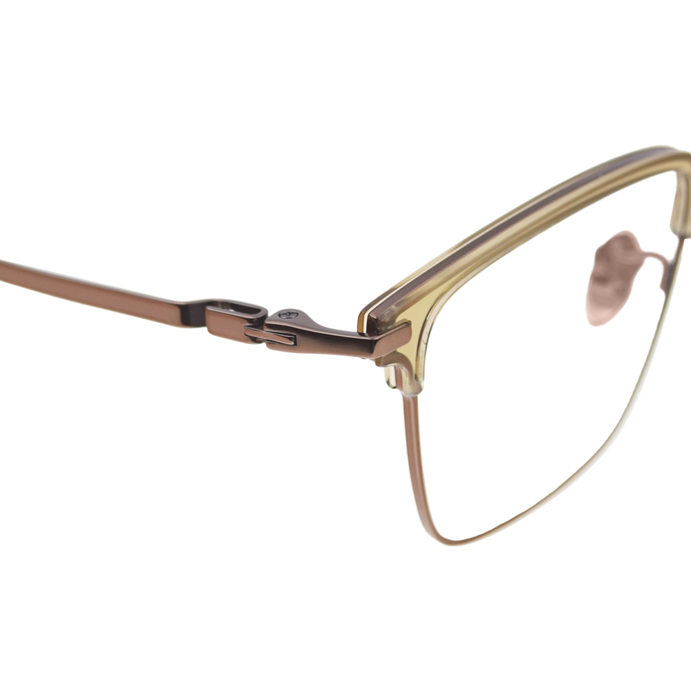 OEM ODM Handmade Acetate IP Titanium Clubmaste Eyeglasses Frames Optical Frames Browling Glasses Designer Style Cazal Eyewear