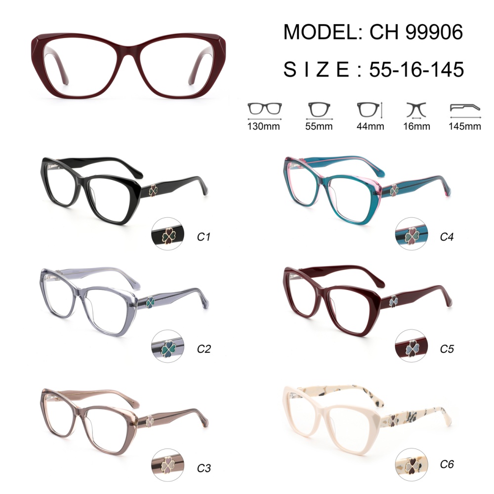 Customization Luxury Handcrafted High-end Acetate Optical Glasses Durable Full-Rim Eyeglasses Frames For Daily Wear OEM/ODM