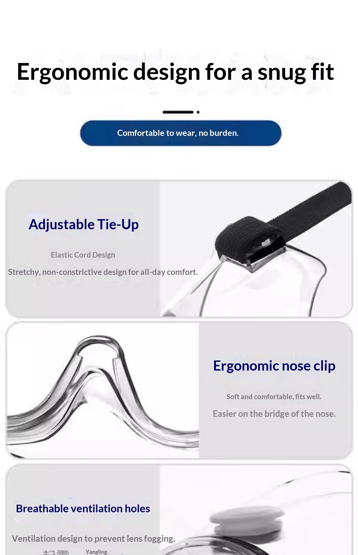 Protective Eyewear Dimensions