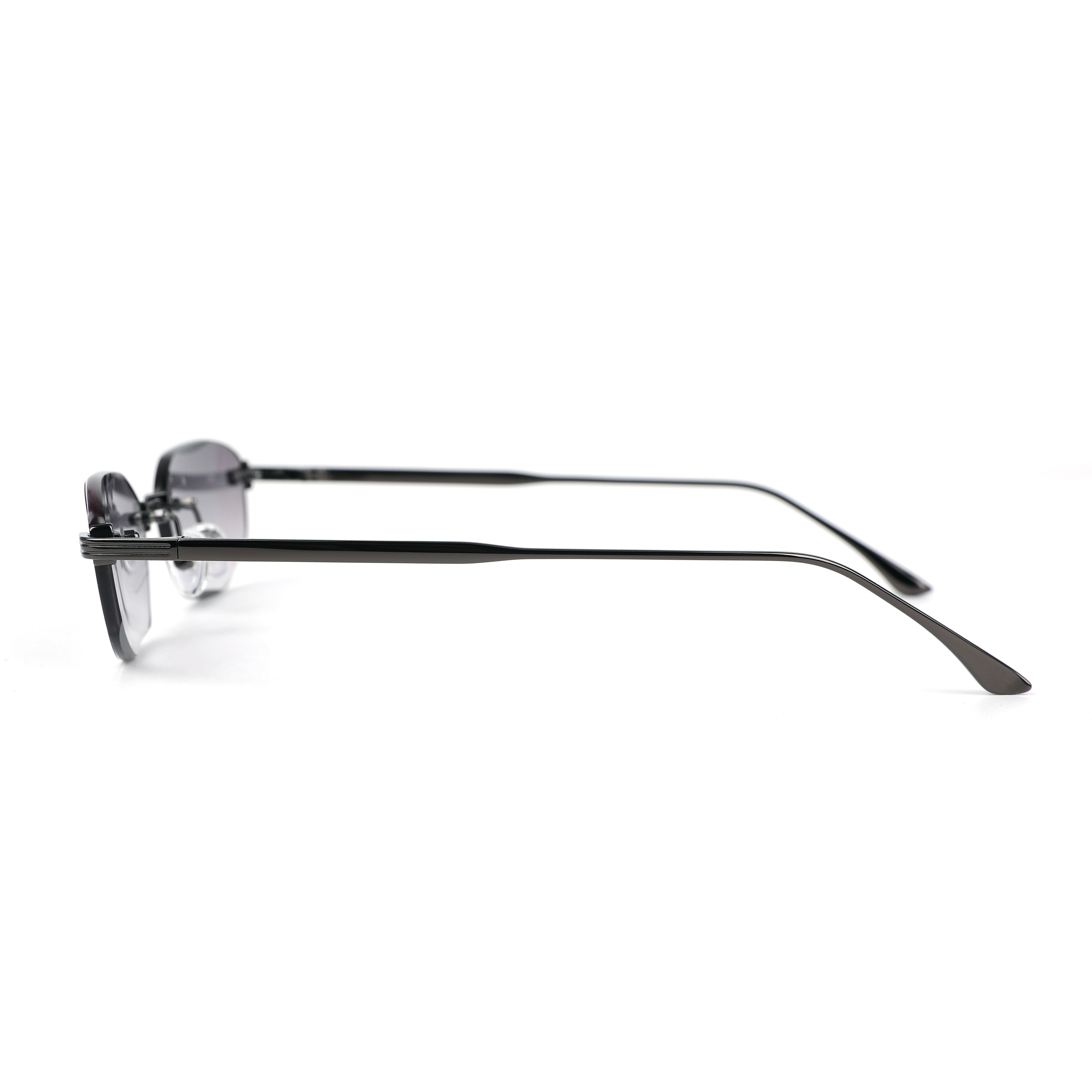 Sifier Fashion Rimless Diamond Cut Oval Sunglasses Men Women Luxury Designer Metal Nylon Custom Logo Sunglasses Wholesale