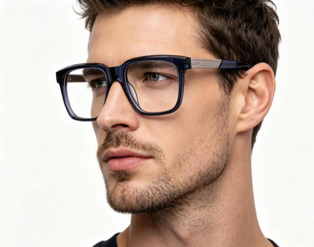 Customization High-end Luxury Acetate Eyeglasses Men's Prescription Glasses Optical Frames And Lenses For Daily Wear OEM/ODM