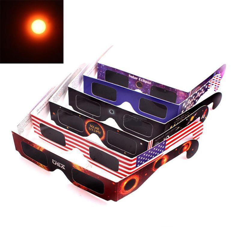 Paper Solar Eclipse Glasses Display 1