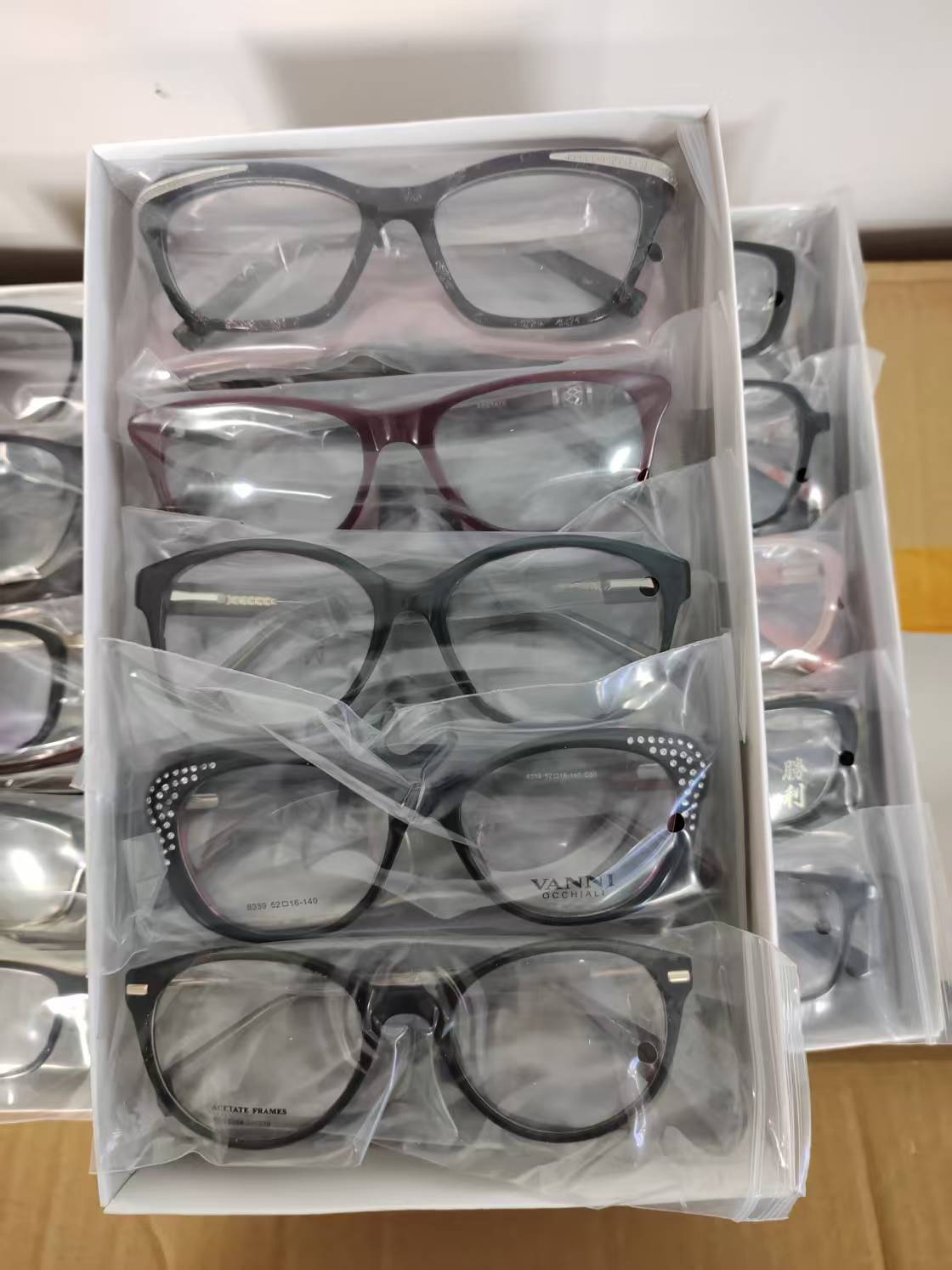 Acetate Solid Unisex Optical Glasses Frame Factory Direct OEM ODM | Clearance Stock Eyewear Low MOQ | Monture Optique En