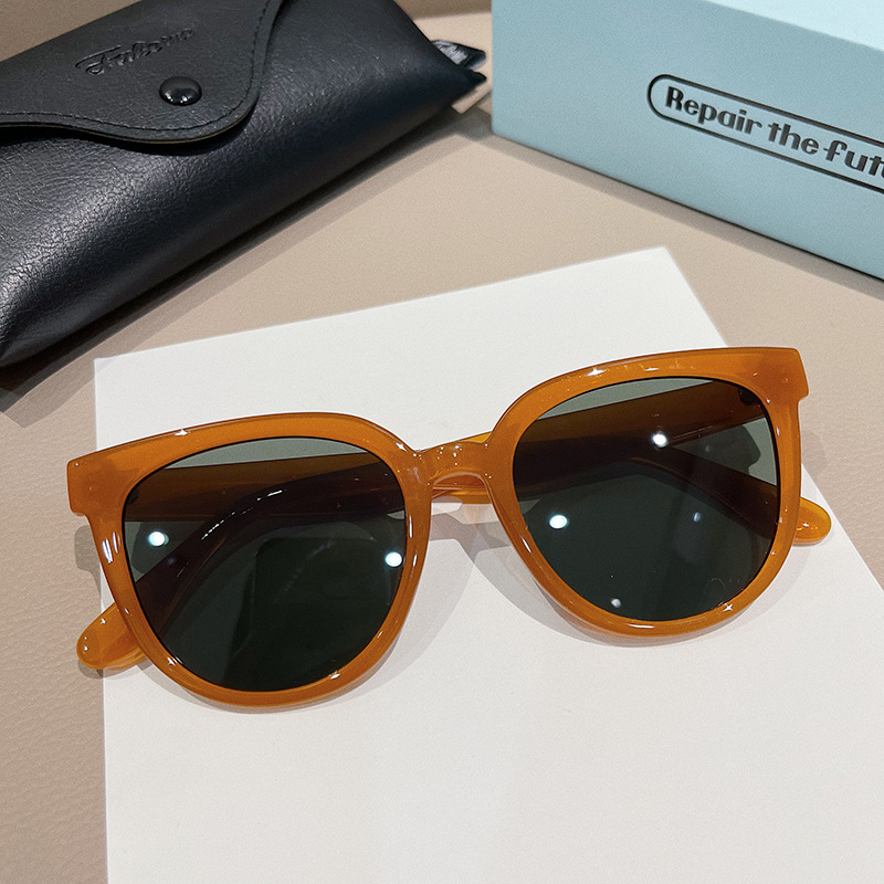 Oem China Wholesale Round Women Wholesale Custom Good Price Ledis Sunglasses Oversized Cat Eye Sunglasses