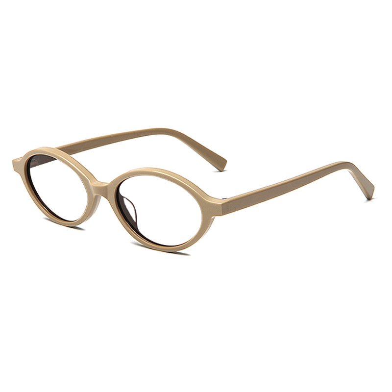 Custom Unisex Prescription Eyewear Frames High Quality Trendy Internet Celebrity Small Oval Optical Glasses 24SA080