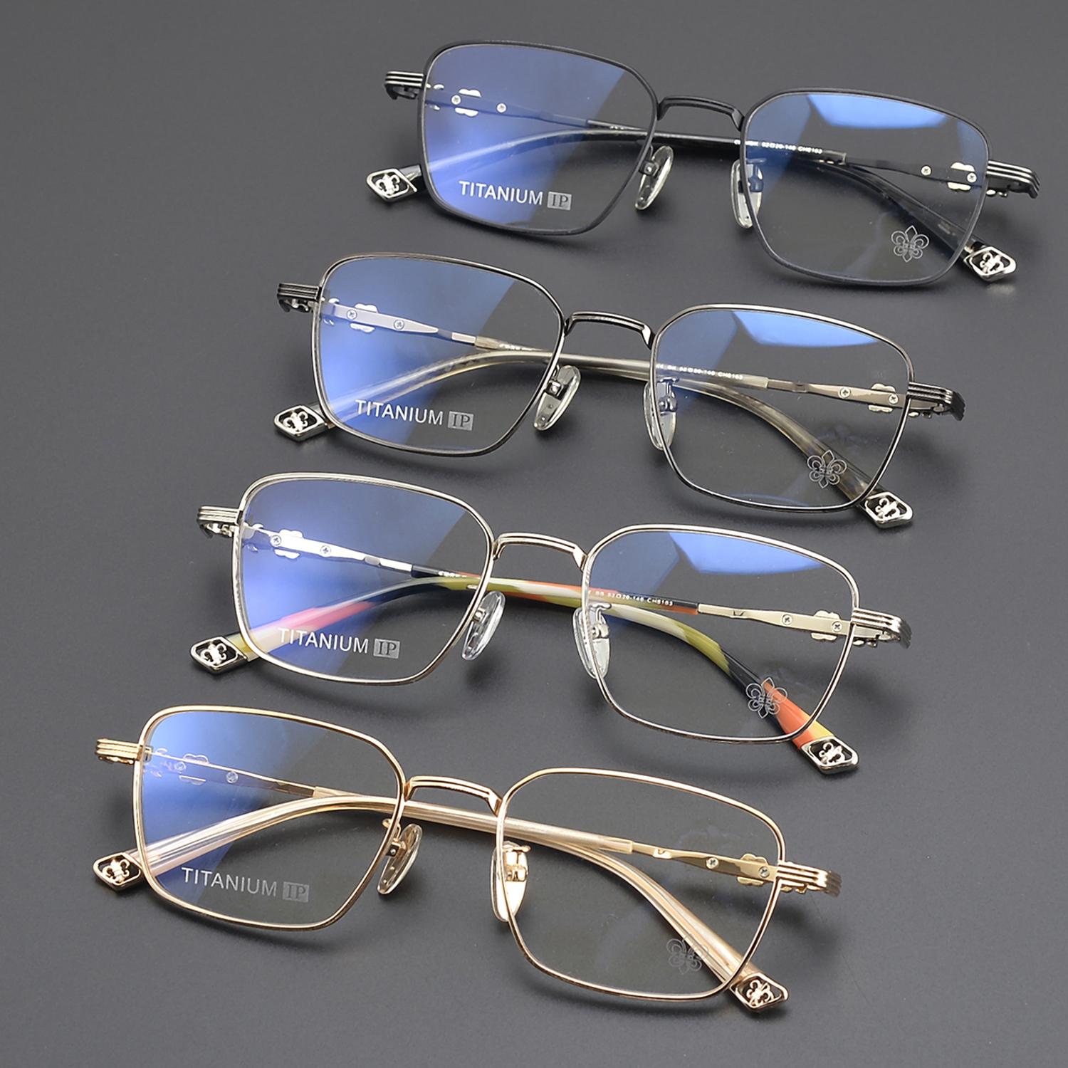 Grey Multicolor Titanium ultra Lightweight Comfortable Kids Eyeglass Frame clear Lenses Stylish Flexible Design Everyday Wear