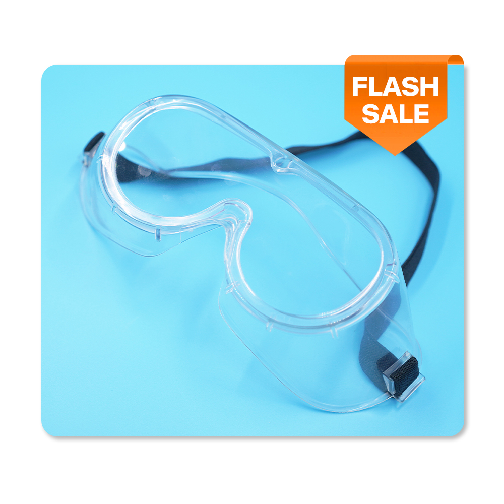 SKYPRO SF103 Professional Anti-fog Safety Glasses-PC Lens Soft PVC Frame Certified Lab Protective Eye Goggles While Stocks Last