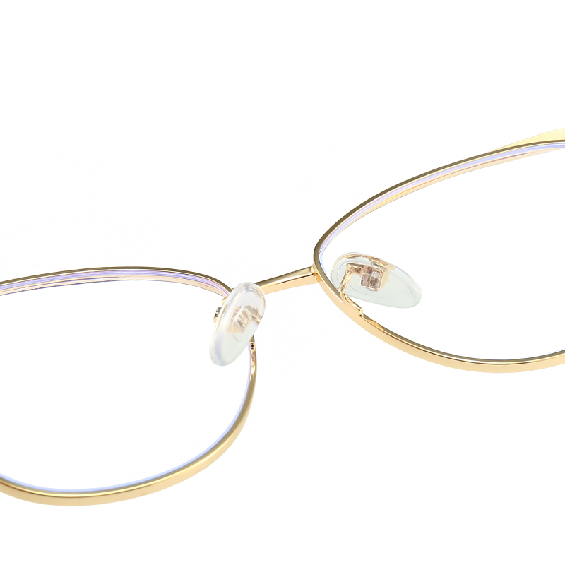 Classic Anti-blue Light Cat-Eye Optical Glasses Frame With Spring Hinges Unisex Wholesale Customizable Logo Durable