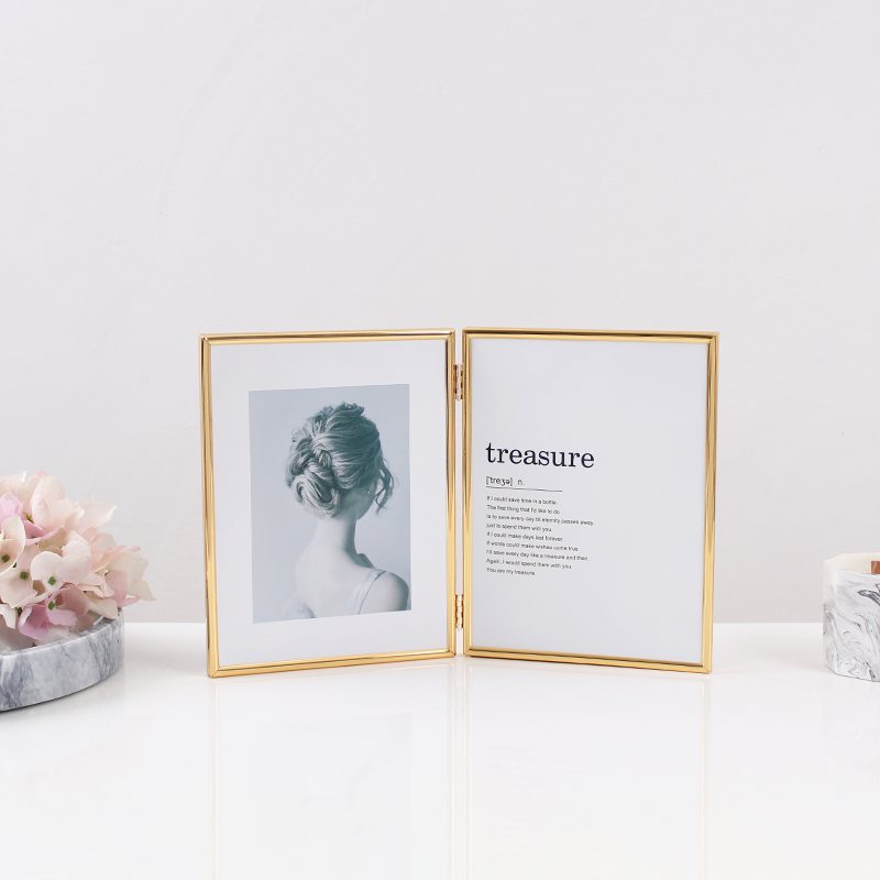Metal Graduation Memory Double Sided Glass Float Frame