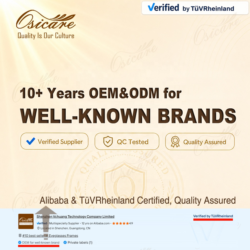 Osicare High Quality Brand Boy Custom Myopia Girl Round Optical Eyewear Titanium Kids Eyeglasses Glasses Frames for Children