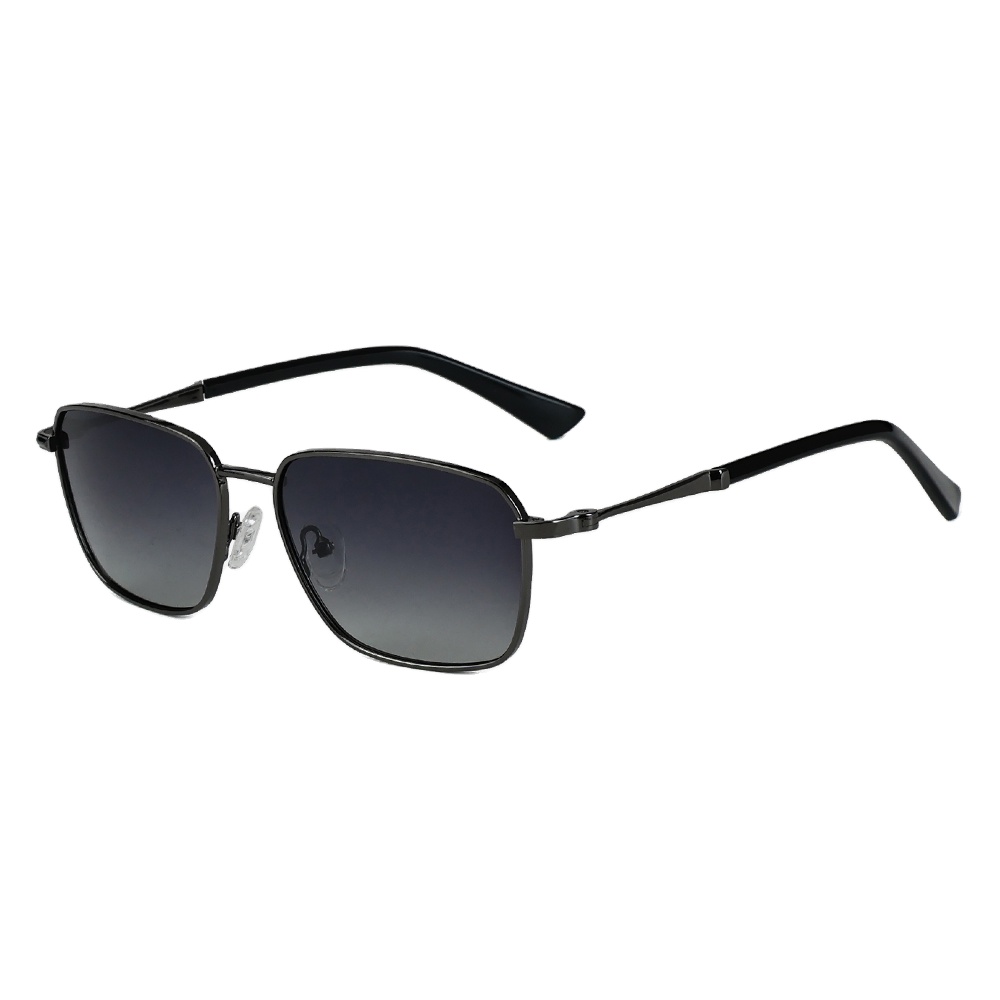 Manufacturer Retro Square Metal Frame Sunglasses Men UV400 Protection Classic Business Style Sun Glasses Wholesale Luxury