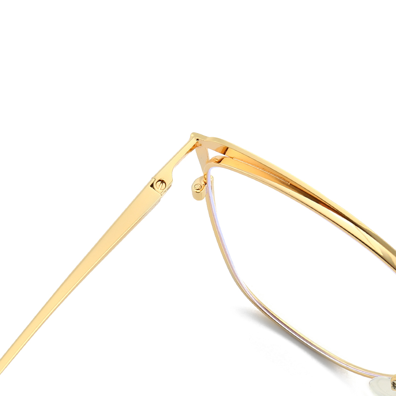 Classic Anti-blue Light Cat-Eye Optical Glasses Frame With Spring Hinges Unisex Wholesale Customizable Logo Durable