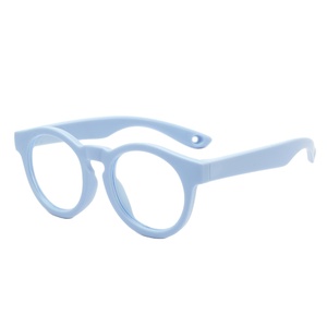 Lucky Children Eyewear Flexible Bendable Silicone Eyeglasses Frames Boys Girls Anti Blue Light Blocking Glasses For Kids
