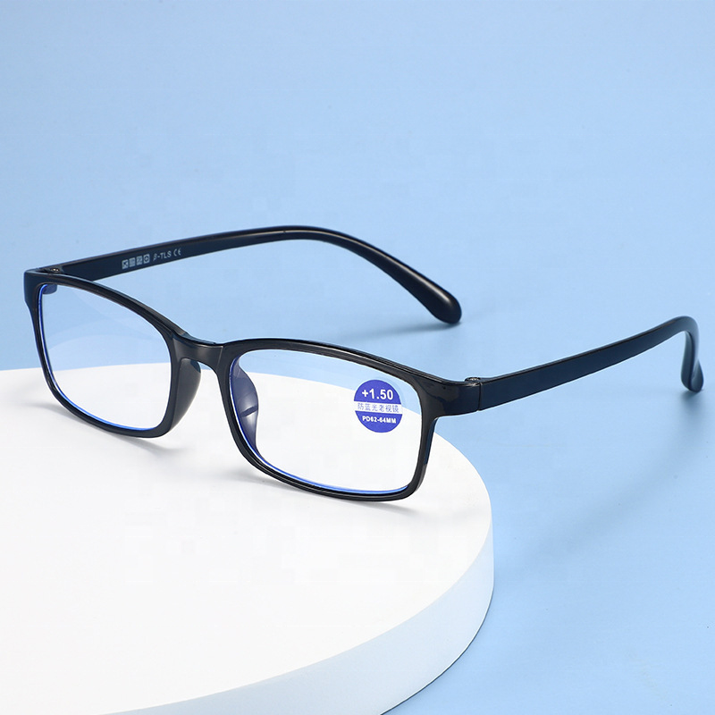 Square Anti Blue Light Glasses Frames Global Recycled Standard Certified Suitable for Long Time Screen Use and Daily Wear