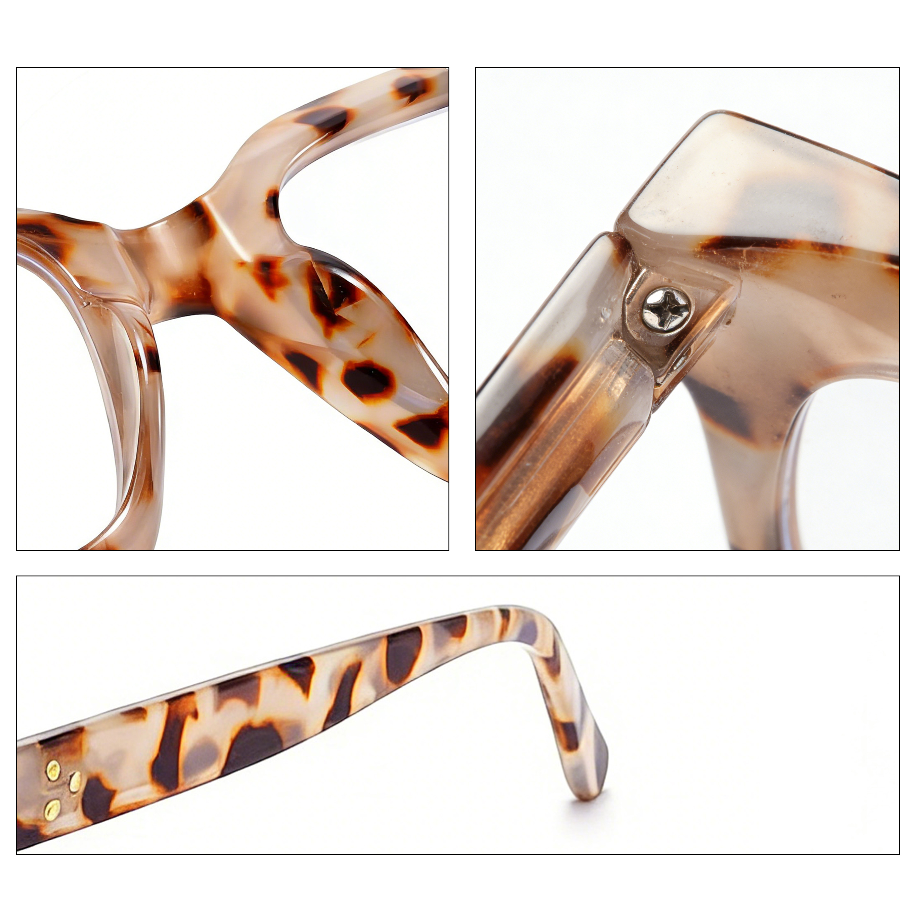 Personalized Wholesale Price Slim Fashion Square Frame Anti Blue Light Presbyopia Reading Glasses