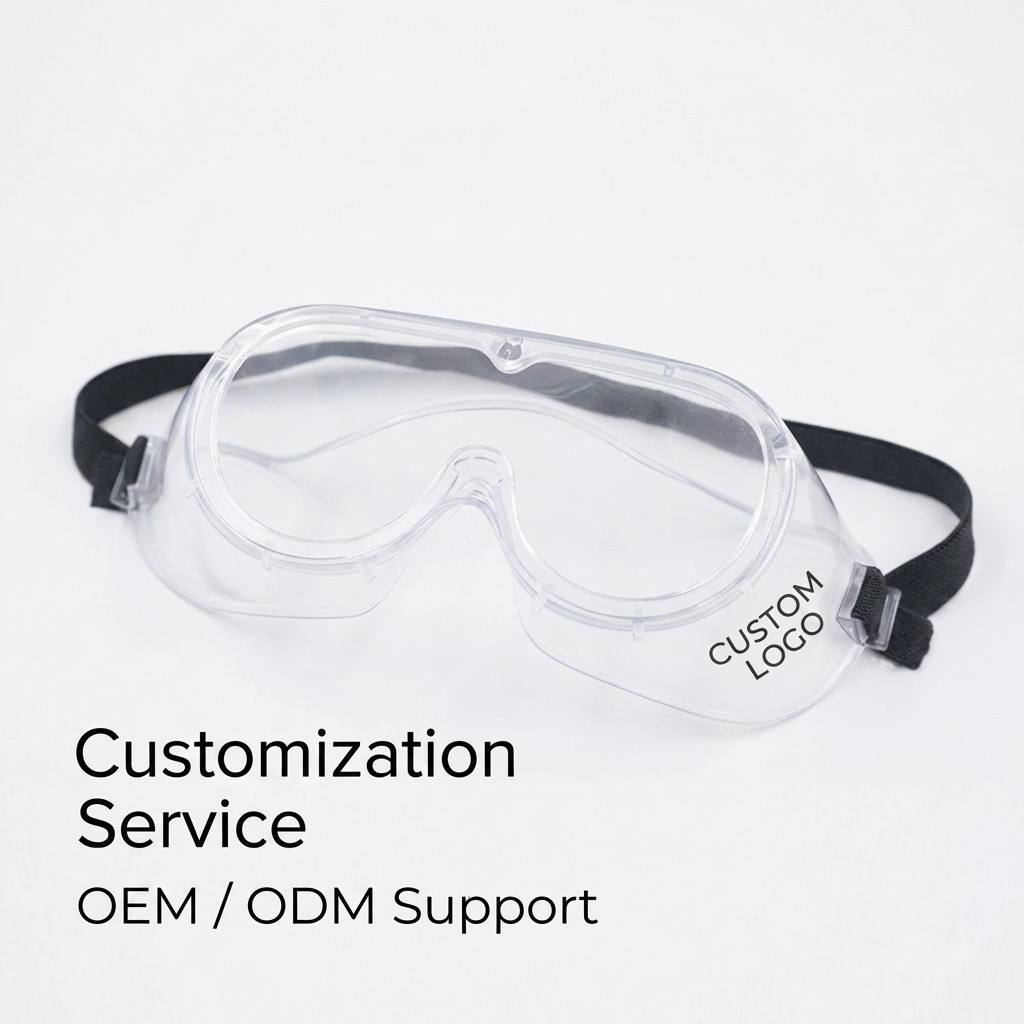 SKYPRO SF103 Professional Anti-fog Safety Glasses-PC Lens Soft PVC Frame Certified Lab Protective Eye Goggles While Stocks Last