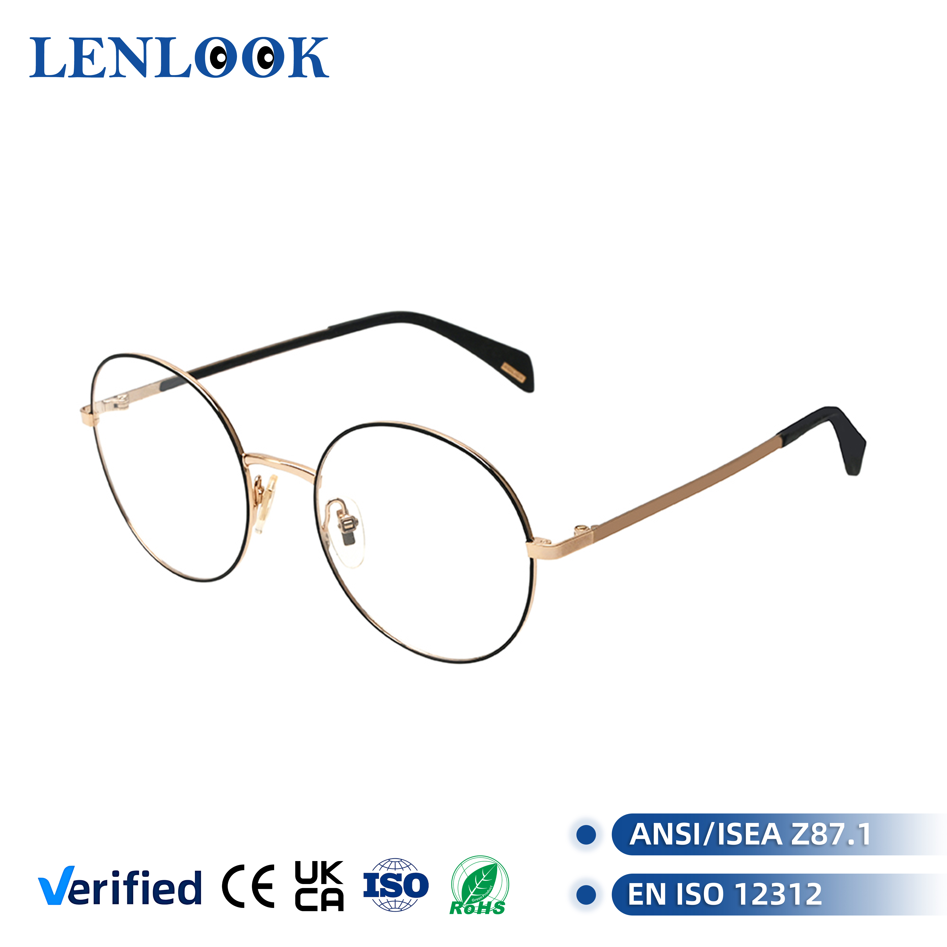 Fast Delivery Trendy Optical Frames Wholesale Ultralight Memory Metal PC Eyewear Frame Optical Fashion Glasses