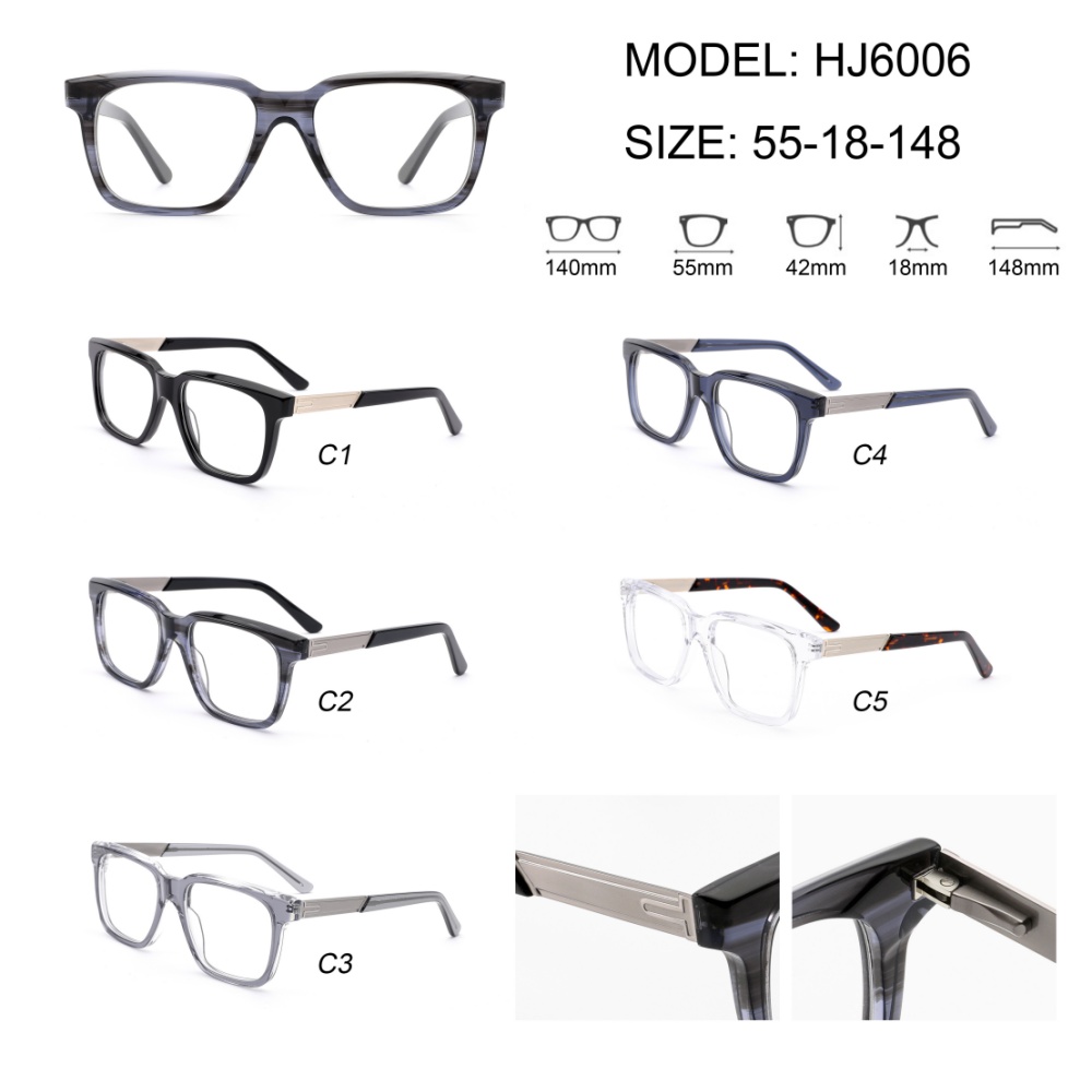 Customization High-end Luxury Acetate Eyeglasses Men's Prescription Glasses Optical Frames And Lenses For Daily Wear OEM/ODM