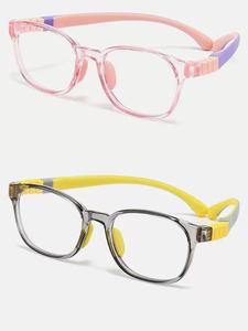 Flexible TR90 Geometric Kids Eyewear Wholesale