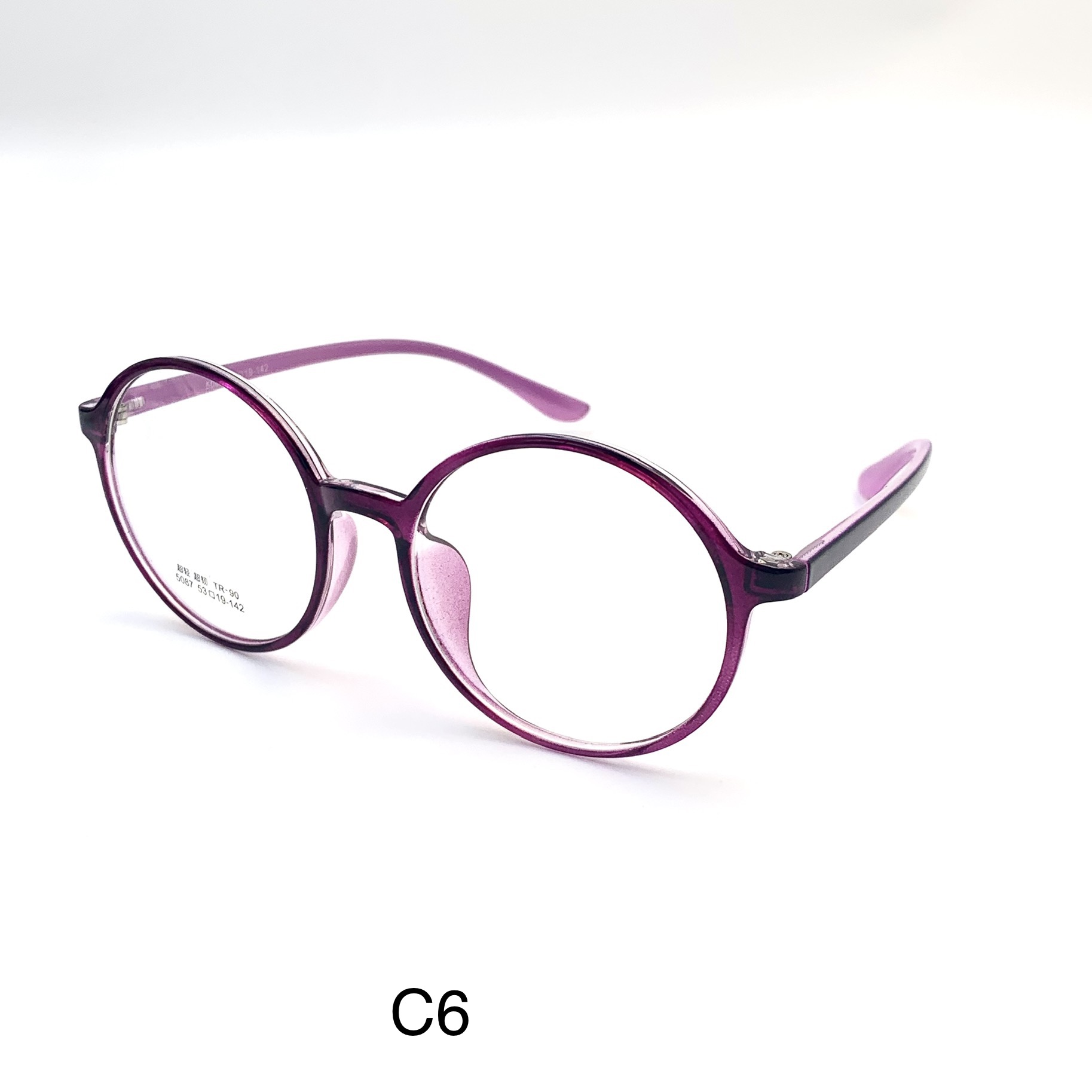 Visualmate Optical Frame Manufacturer High Quality TR90 Round Spectacle Frames Optical Eyewear Eyeglasses Frames
