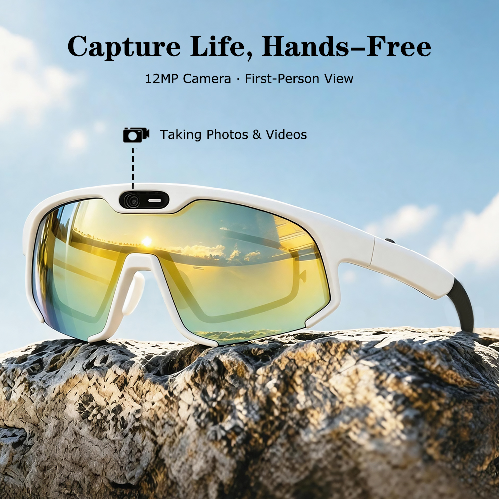 Custom Logo Fashion Fit Over Sport Sunglasses TR90 Polarized Gold Lens High UV Protection Myopia Eyewear Wholesale Supplier