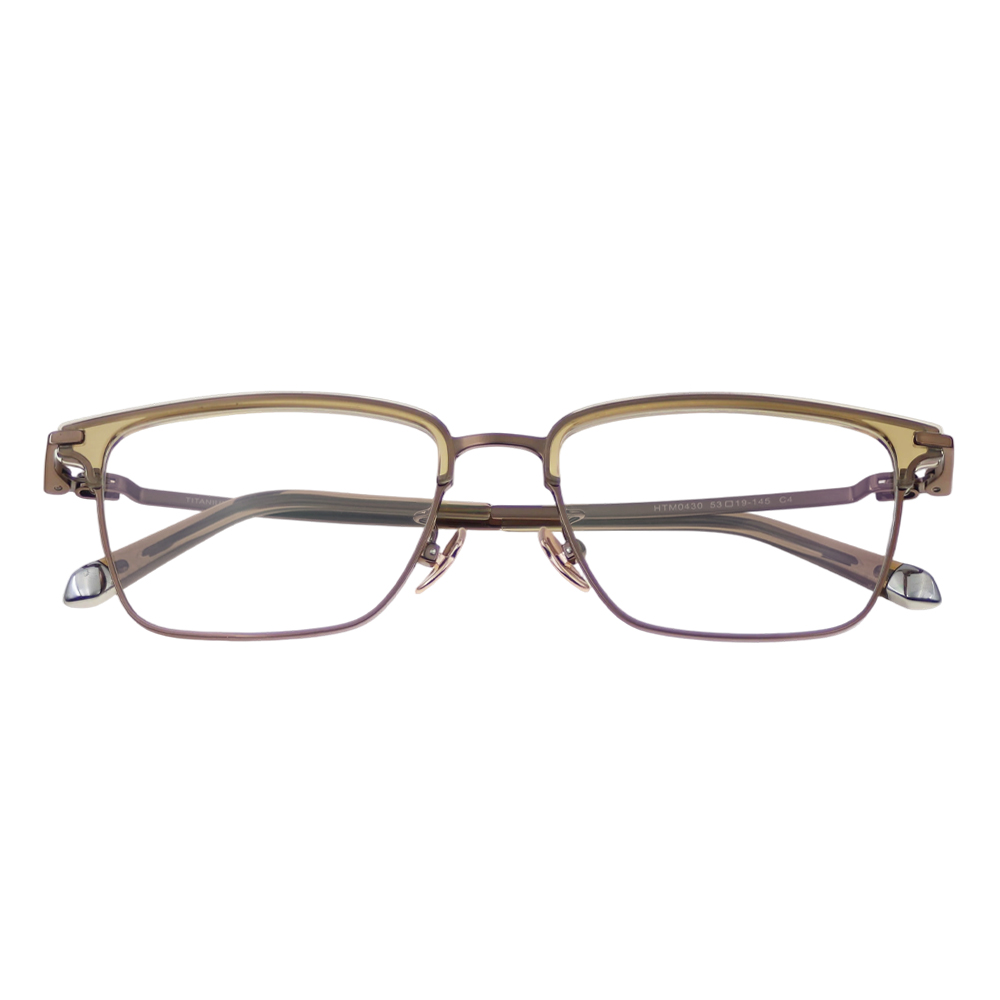 OEM ODM Handmade Acetate IP Titanium Clubmaste Eyeglasses Frames Optical Frames Browling Glasses Designer Style Cazal Eyewear