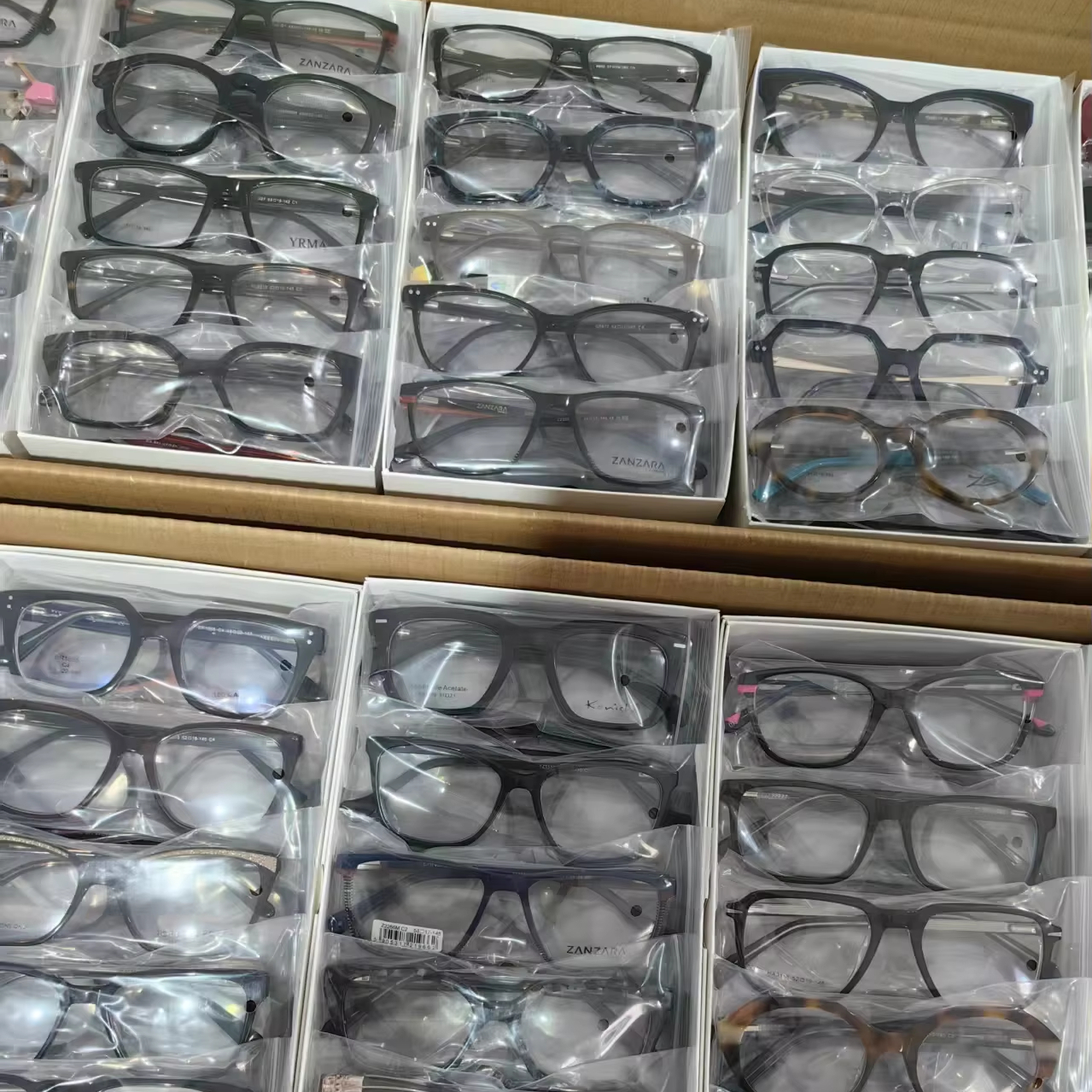 Acetate Solid Unisex Optical Glasses Frame Factory Direct OEM ODM | Clearance Stock Eyewear Low MOQ | Monture Optique En