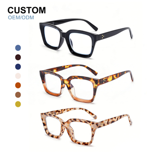 Slim Fashion Square Frame Anti Blue Light Reading Glasses