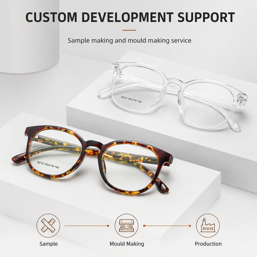 European American Unisex Stylish Solid Tortoiseshell Color Rimless Eyeglasses Frames Fashionable Diamond Face Shape Anti-Blue