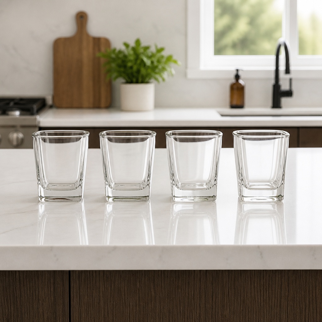 Custom Logo Square Whiskey Glasses, Personalized Geometric Rocks Glasses For Bourbon &amp; Scotch