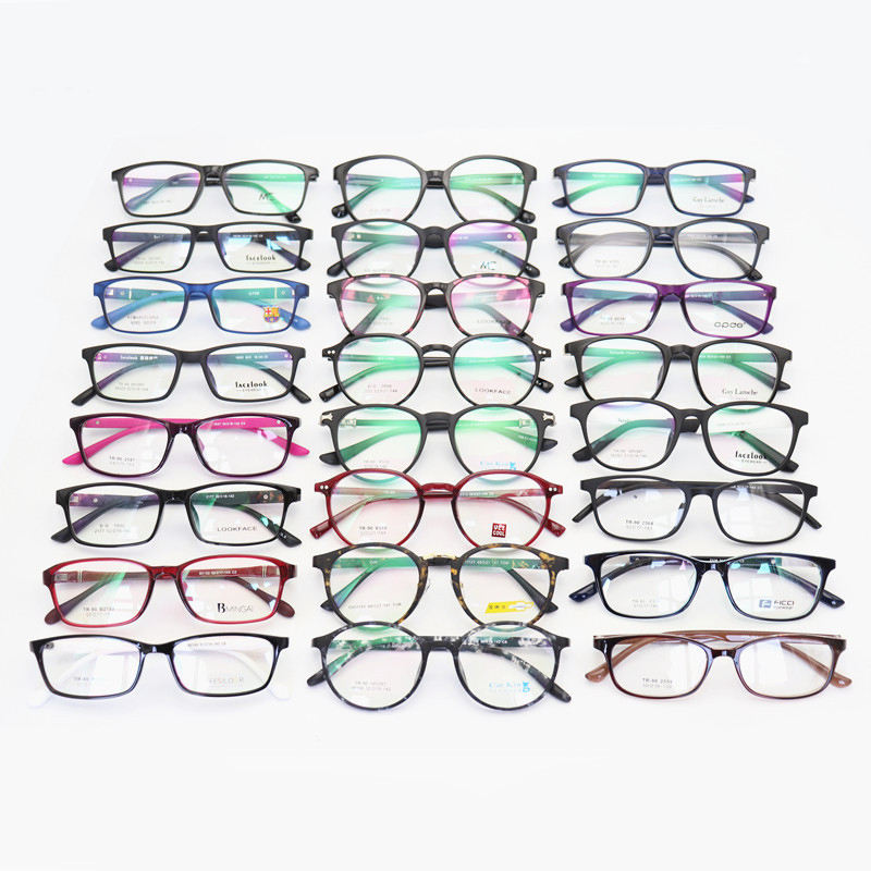 Wholesale Promotional Factory Price Cheap Glasses Mens TR90 Eyeglasses Frames Spectacle Small Squared Optical Frames