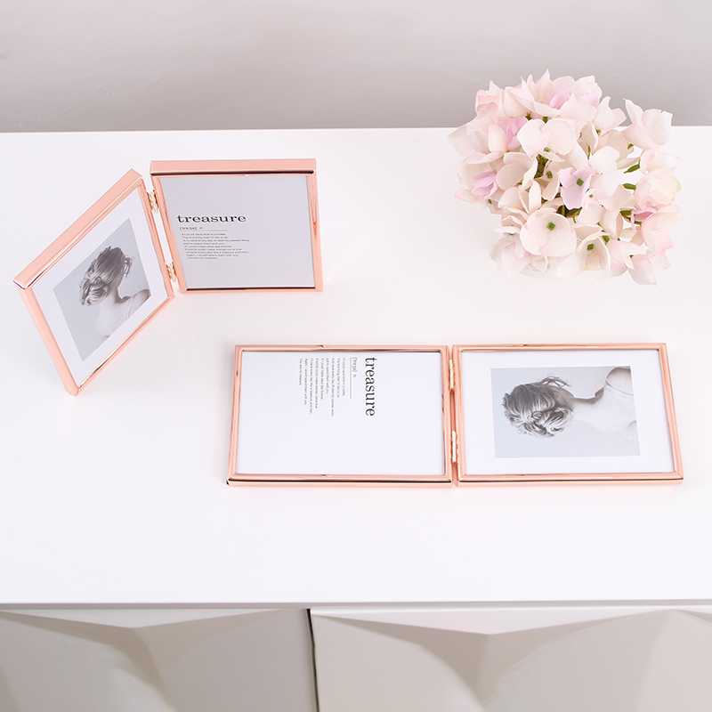 Metal Graduation Memory Double Sided Glass Float Frame