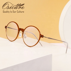 Osicare High Quality Brand Boy Custom Myopia Girl Round Optical Eyewear Titanium Kids Eyeglasses Glasses Frames for Children