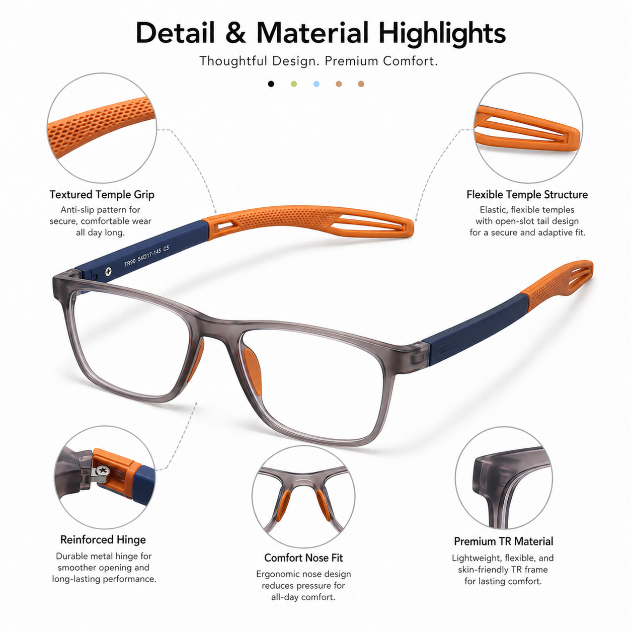 Wholesale High Quality Classical Unisex Reading Glasses Blue Light Glasses Squared Frame Presbyopic Cheap Read Glasses Men Women