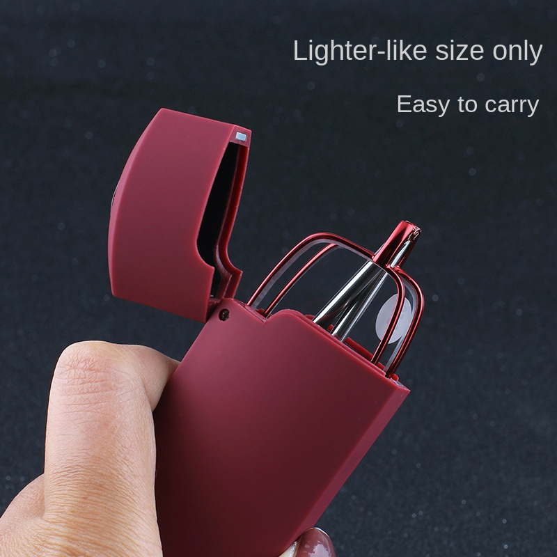 Wholesale Customize Brand Folding Reading Glasses High Quality Anti Blue Light Portable Metal Reading Glasses For Men Women